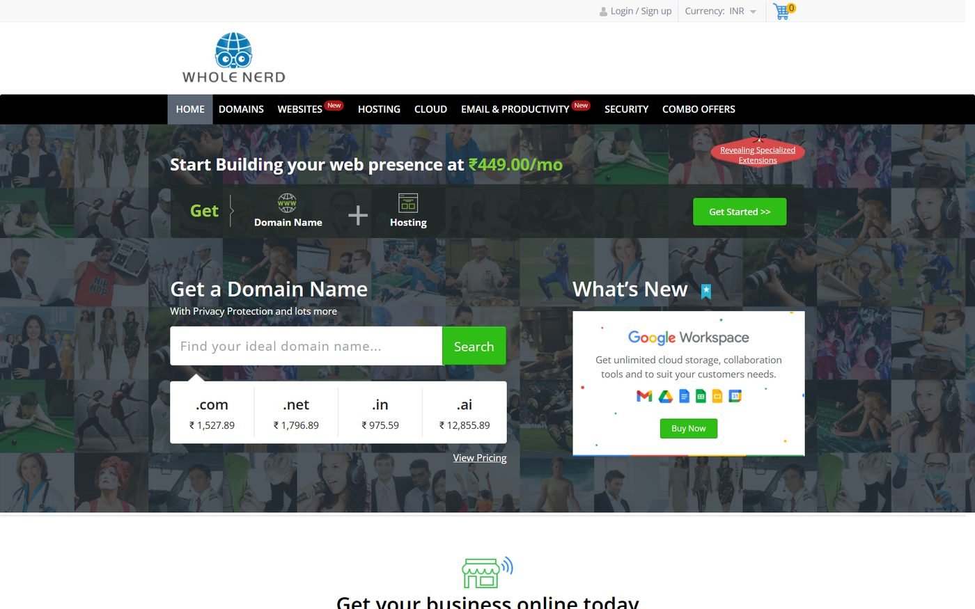 Whole Nerd in-house hosting and domain platform